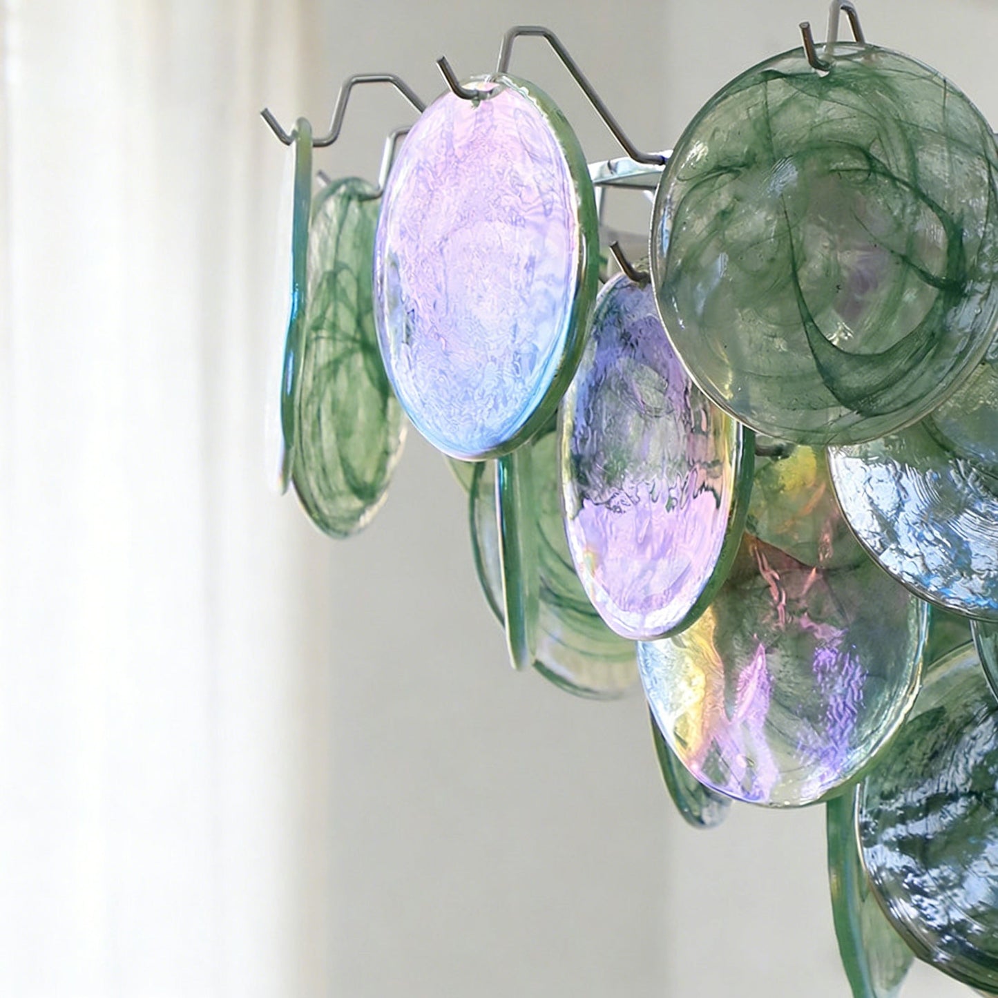Brette Disk Glass Chandelier