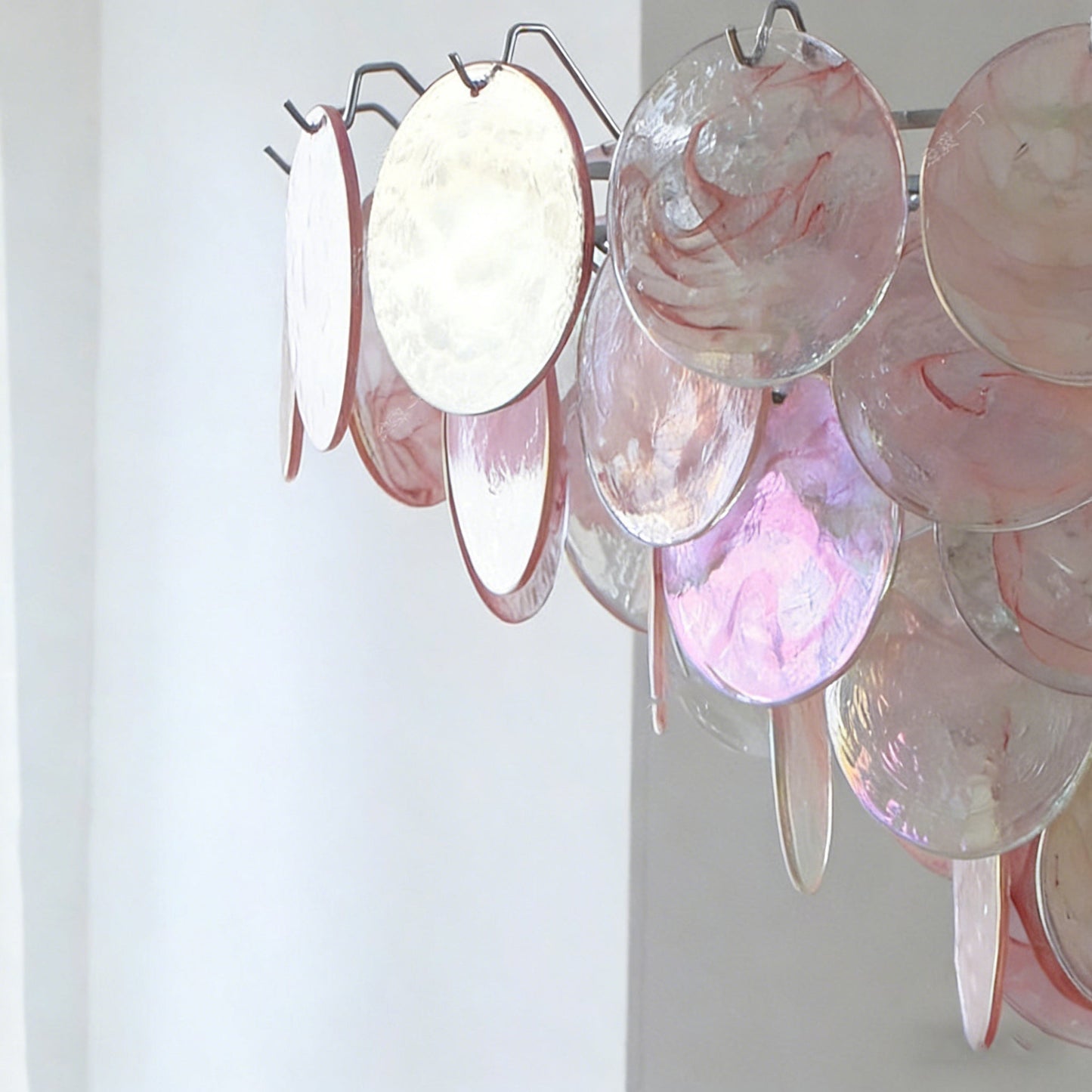 Brette Disk Glass Chandelier