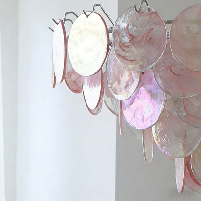 Brette Disk Glass Chandelier