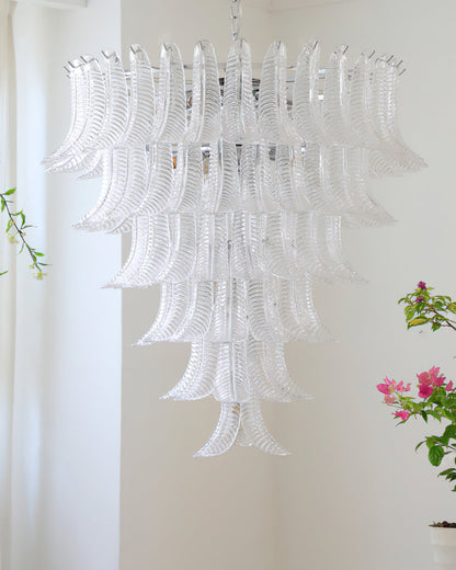Eclissi Tiered Glass Chandelier