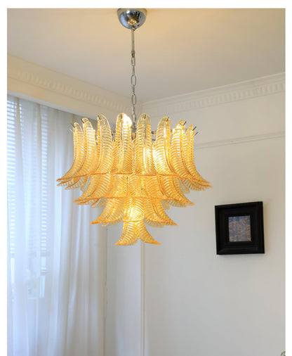 Eclissi Tiered Glass Chandelier