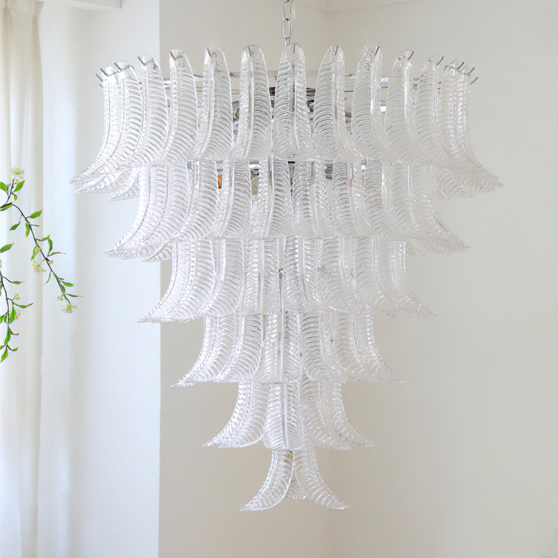 Eclissi Tiered Glass Chandelier