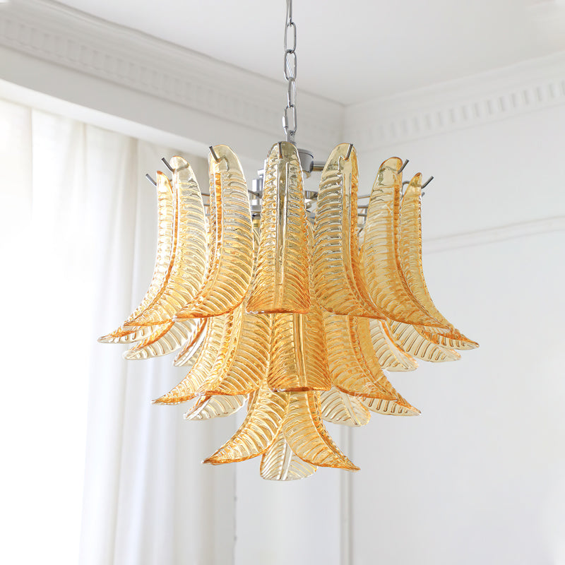 Eclissi Tiered Glass Chandelier
