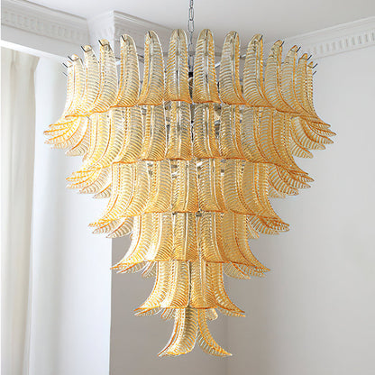 Eclissi Tiered Glass Chandelier
