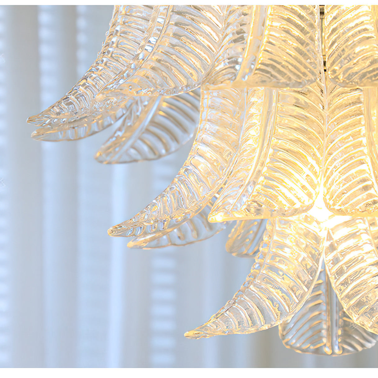Eclissi Tiered Glass Chandelier