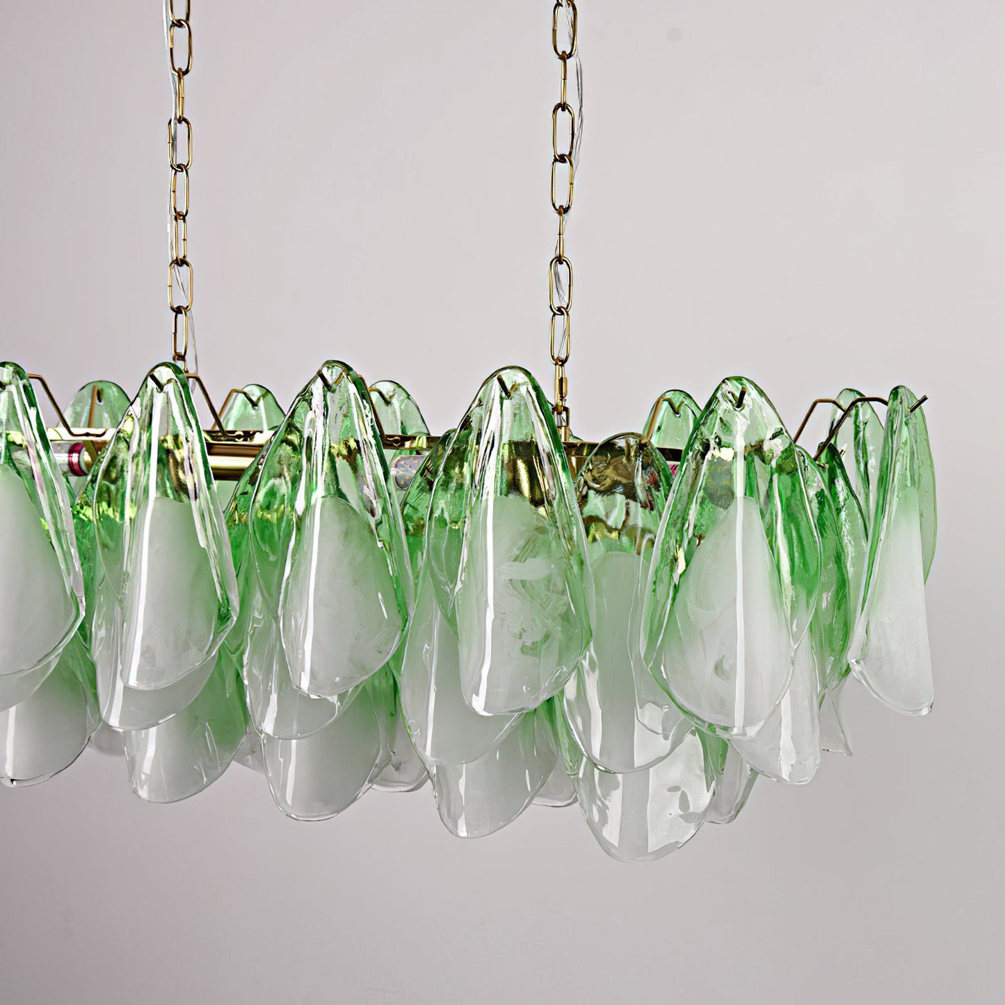 Flora Blush Ombre Linear Chandelier