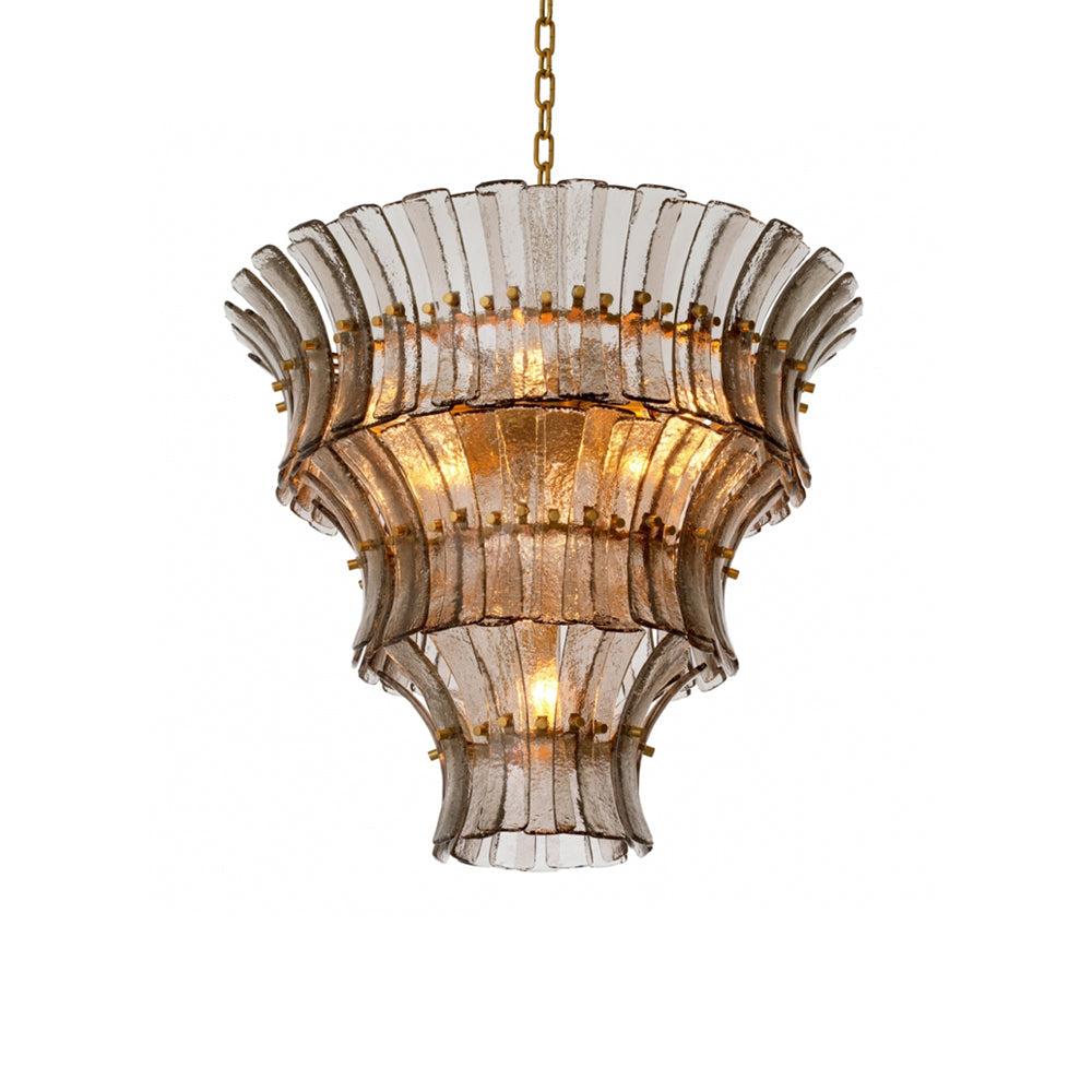 Fontana Charcoal Glass Chandelier
