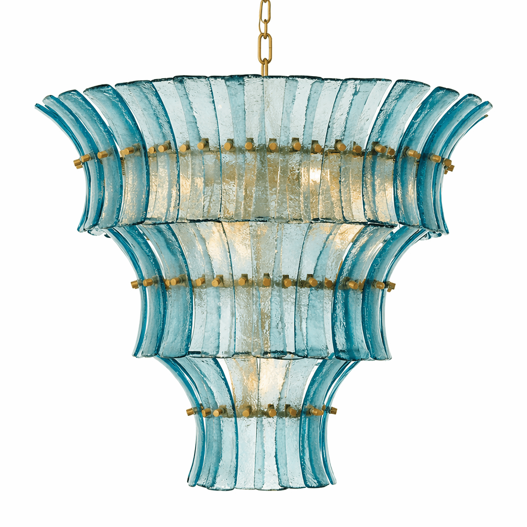 Fontana Charcoal Glass Chandelier