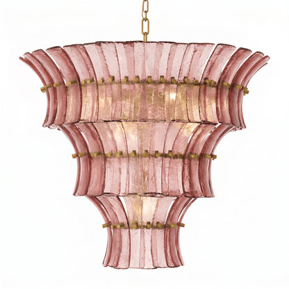 Fontana Charcoal Glass Chandelier