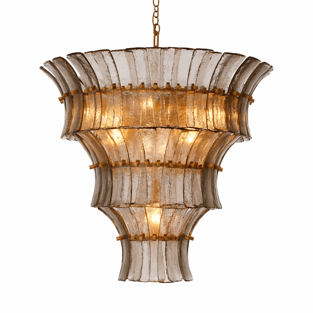 Fontana Charcoal Glass Chandelier