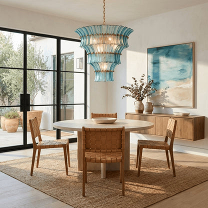 Fontana Charcoal Glass Chandelier