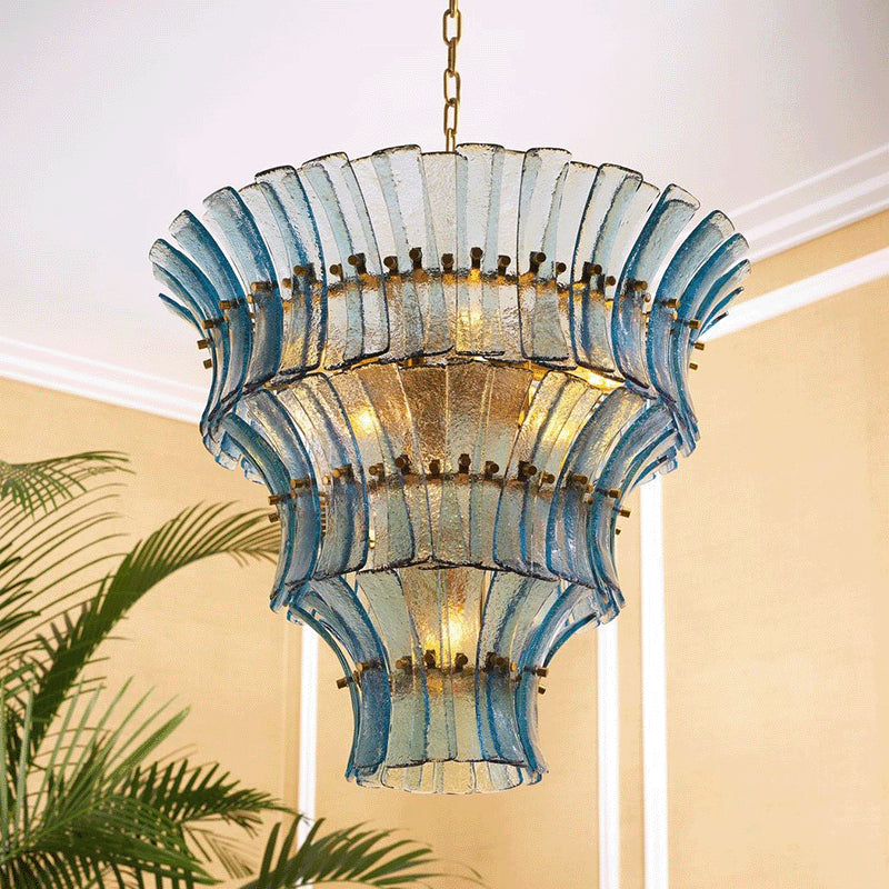 Fontana Charcoal Glass Chandelier