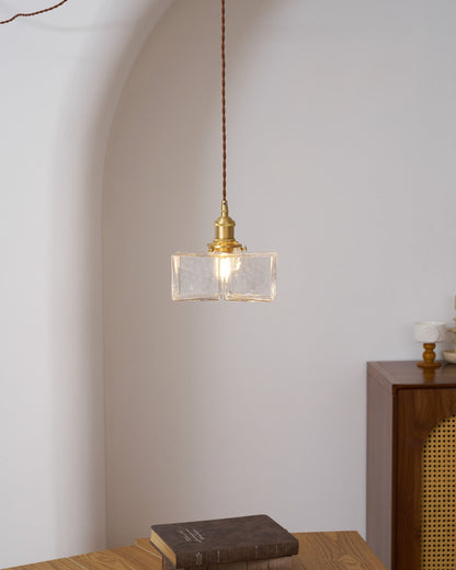 Jewel Glass Brass Swag Lights