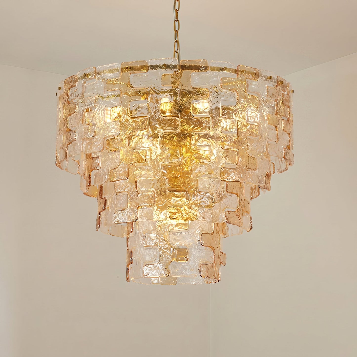 Jigsaw Glass Chandelier
