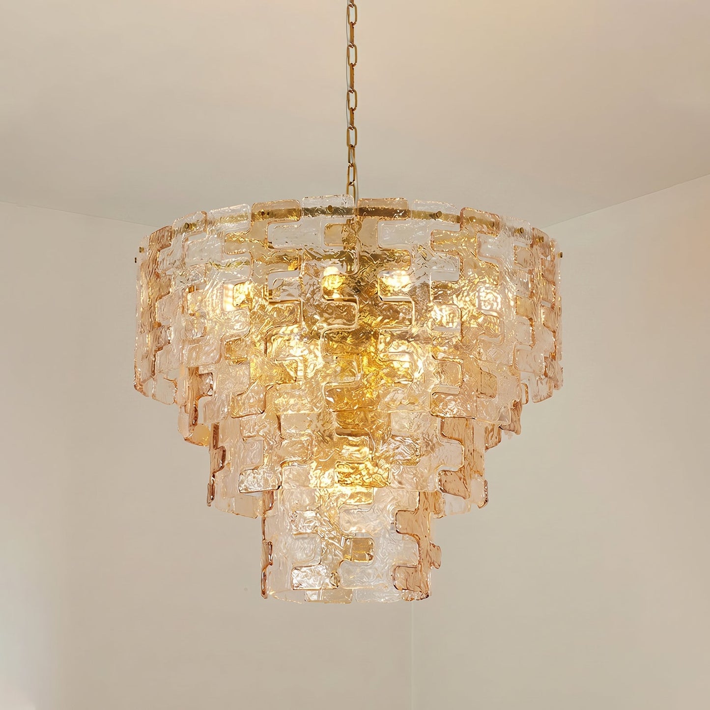 Jigsaw Glass Chandelier