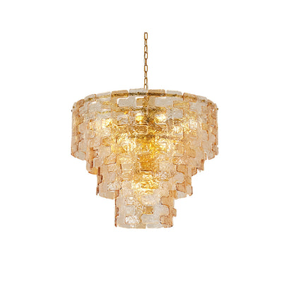 Jigsaw Glass Chandelier