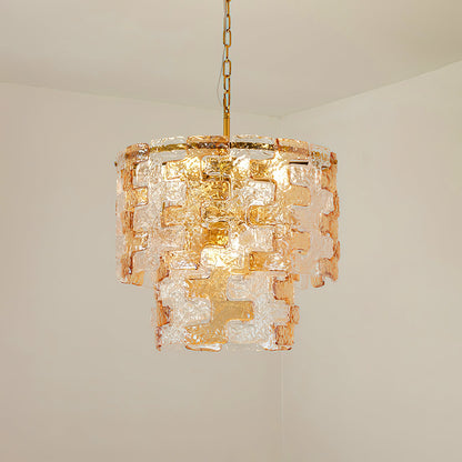 Jigsaw Glass Chandelier