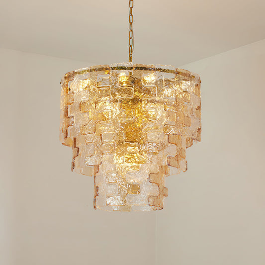 Jigsaw Glass Chandelier