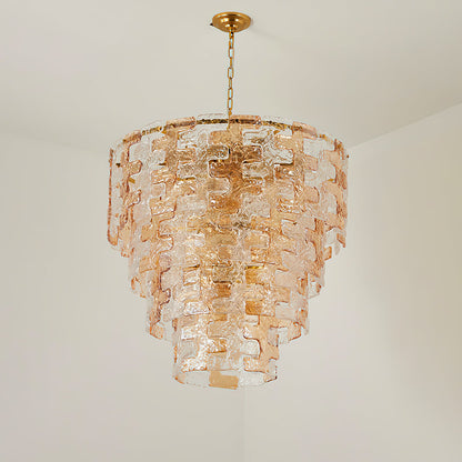 Jigsaw Glass Chandelier