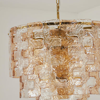 Jigsaw Glass Chandelier