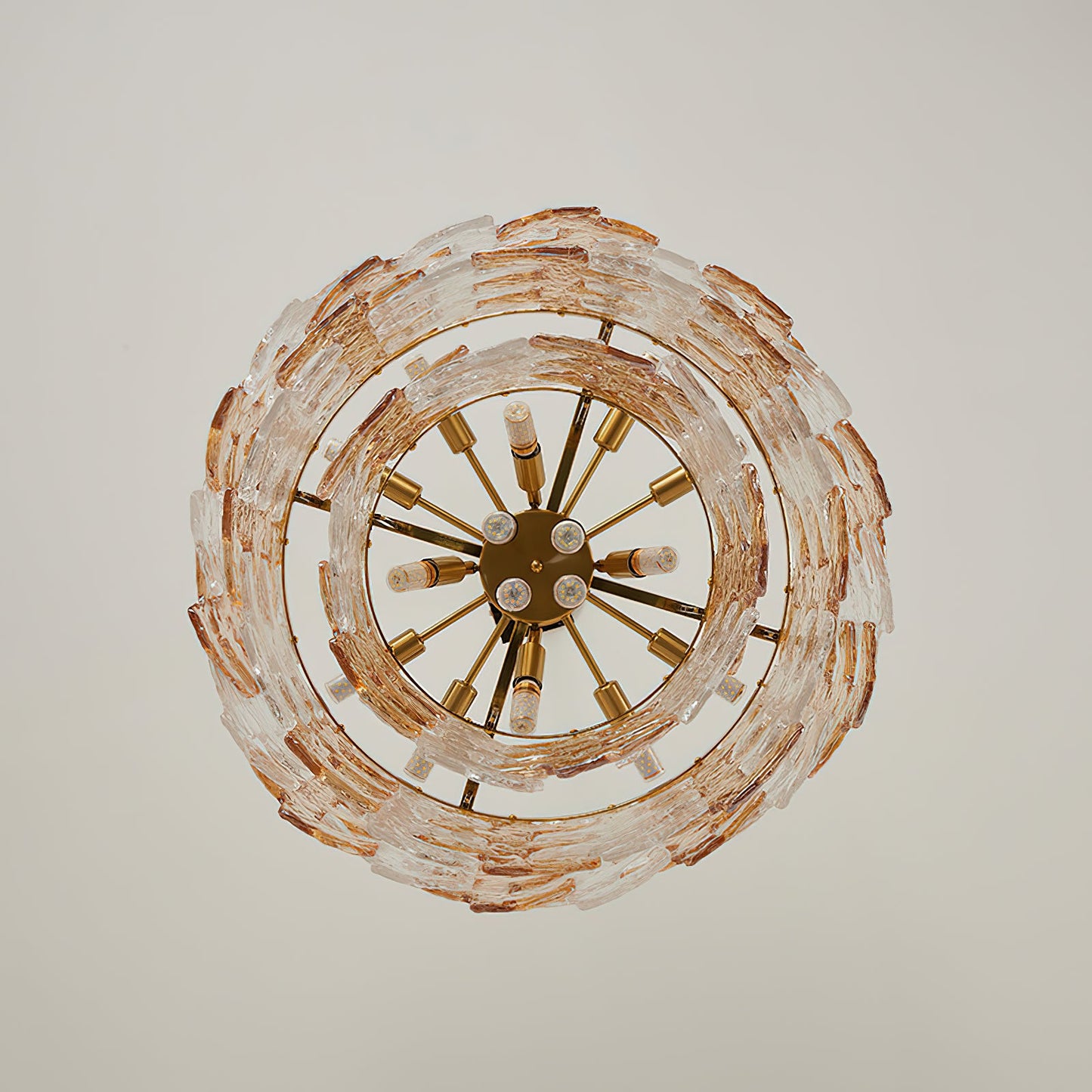Jigsaw Glass Chandelier