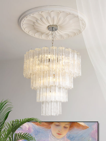 Kieran Glass Tube Chandelier