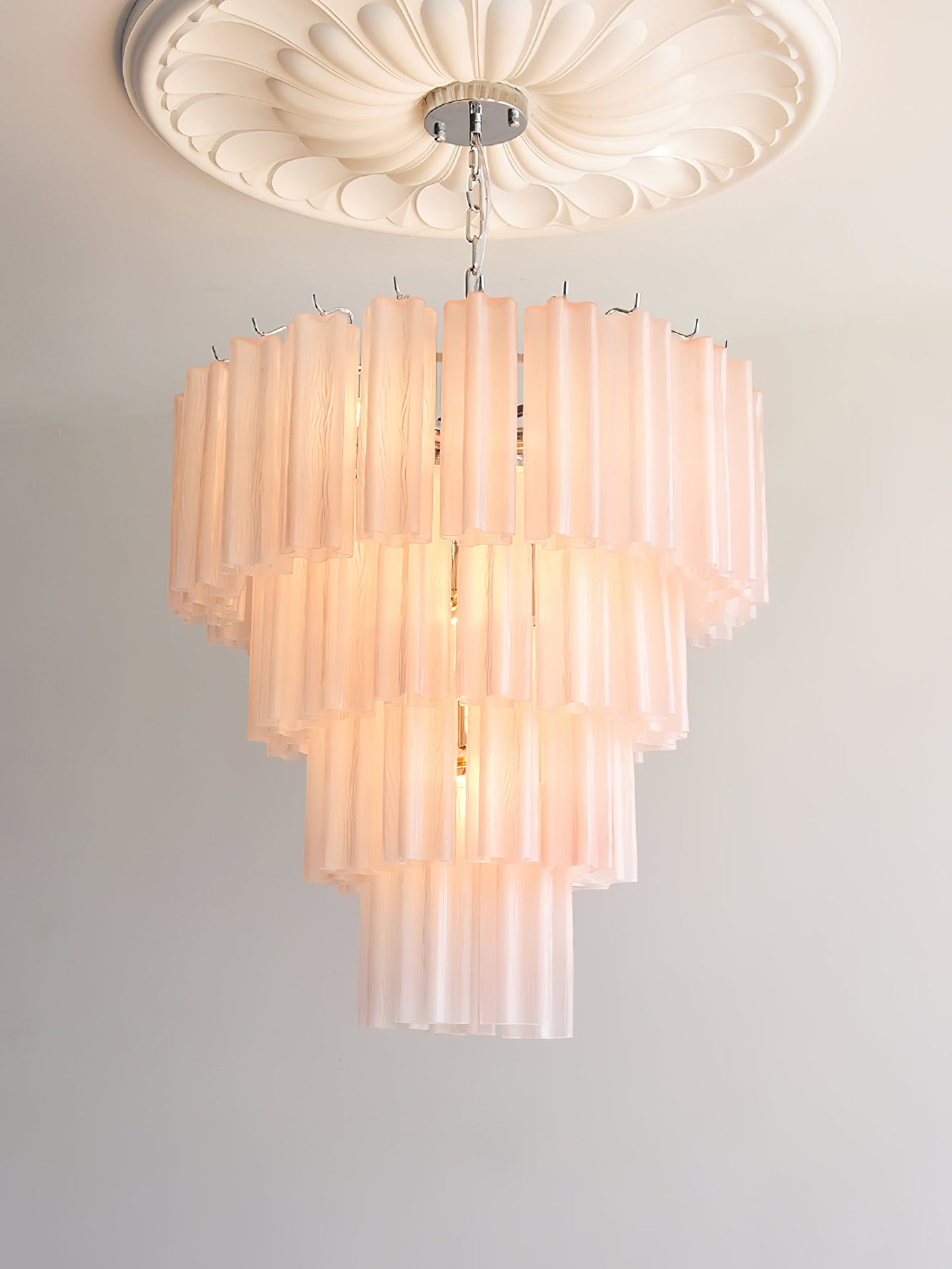Kieran Glass Tube Chandelier