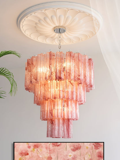Kieran Glass Tube Chandelier