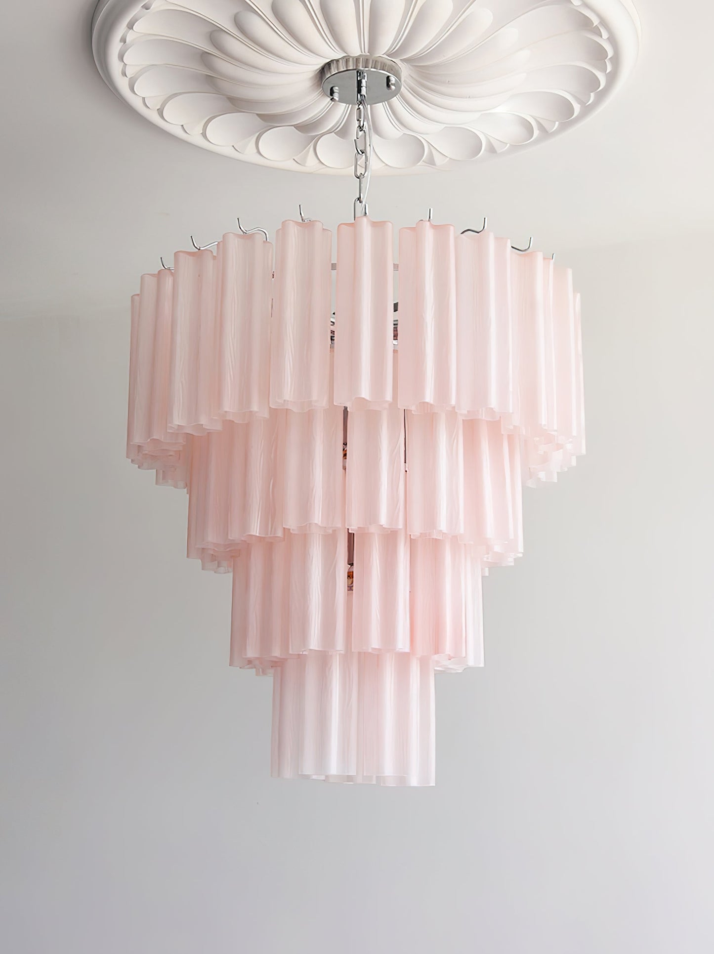 Kieran Glass Tube Chandelier