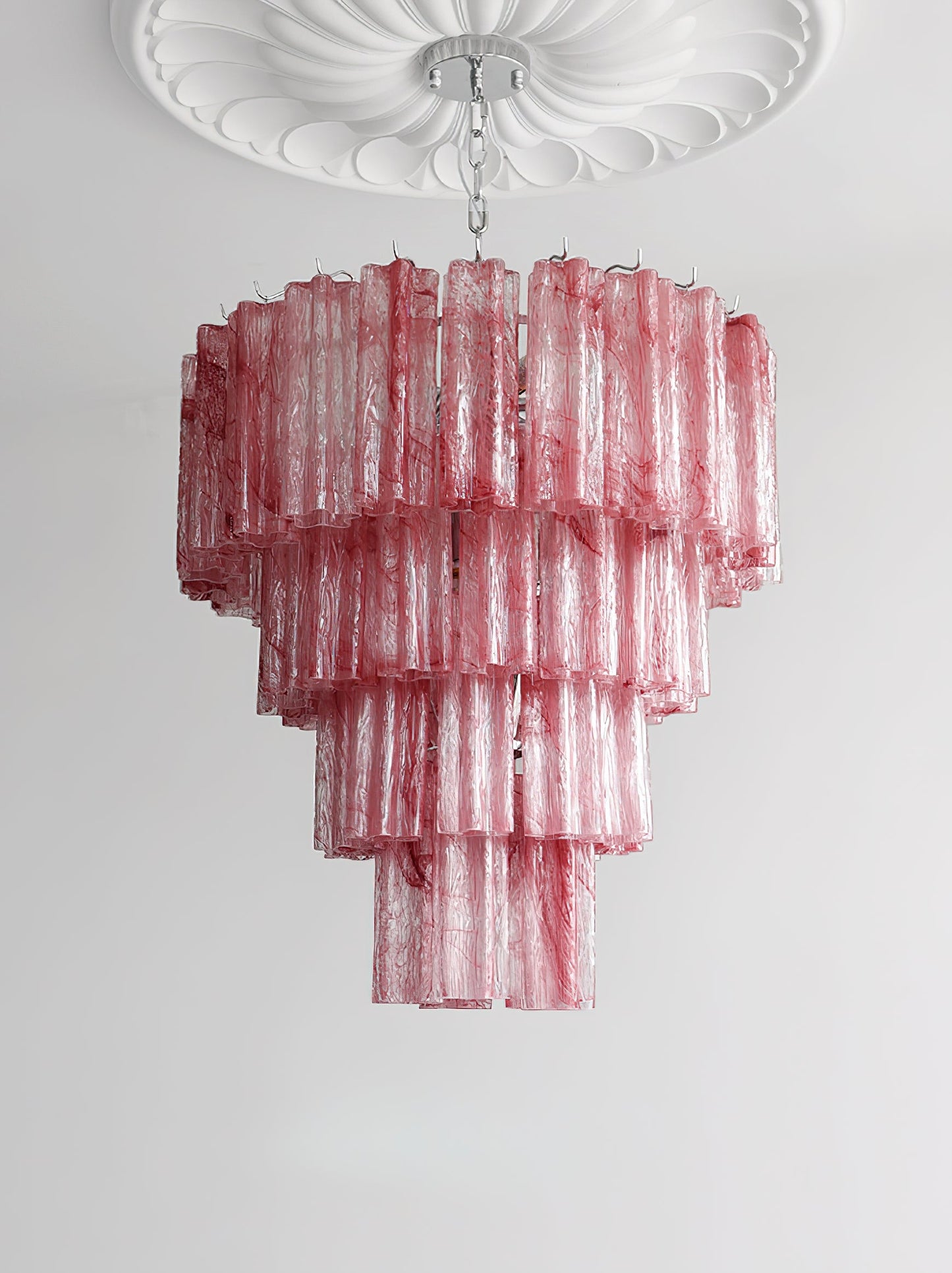 Kieran Glass Tube Chandelier