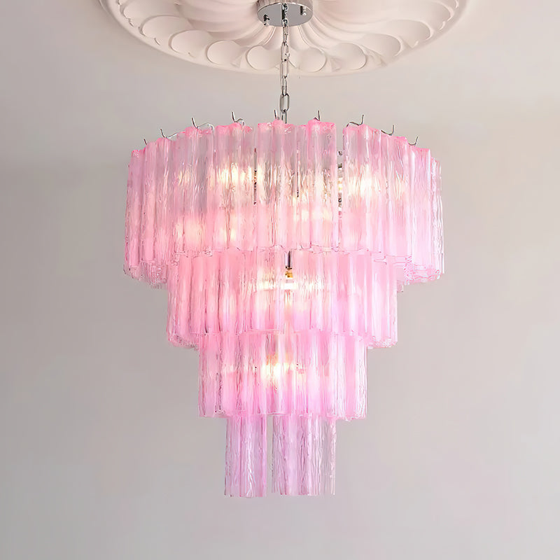 Kieran Glass Tube Chandelier