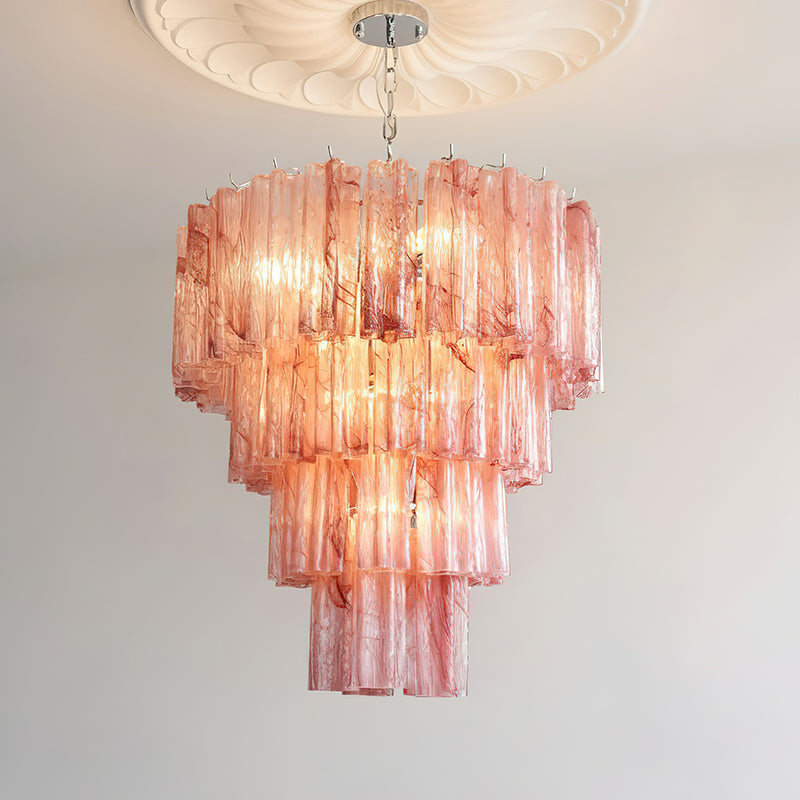 Kieran Glass Tube Chandelier