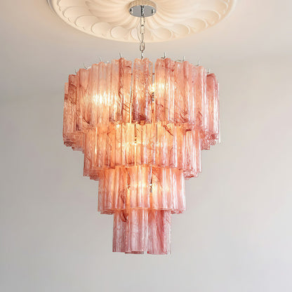 Kieran Glass Tube Chandelier