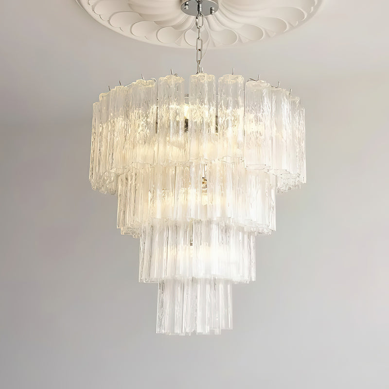 Kieran Glass Tube Chandelier