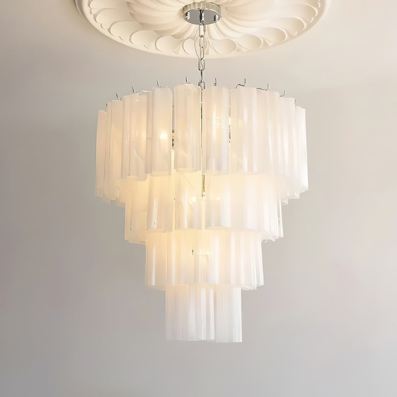 Kieran Glass Tube Chandelier