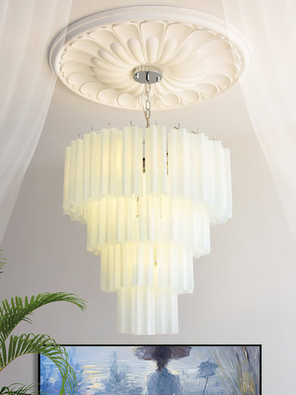 Kieran Glass Tube Chandelier
