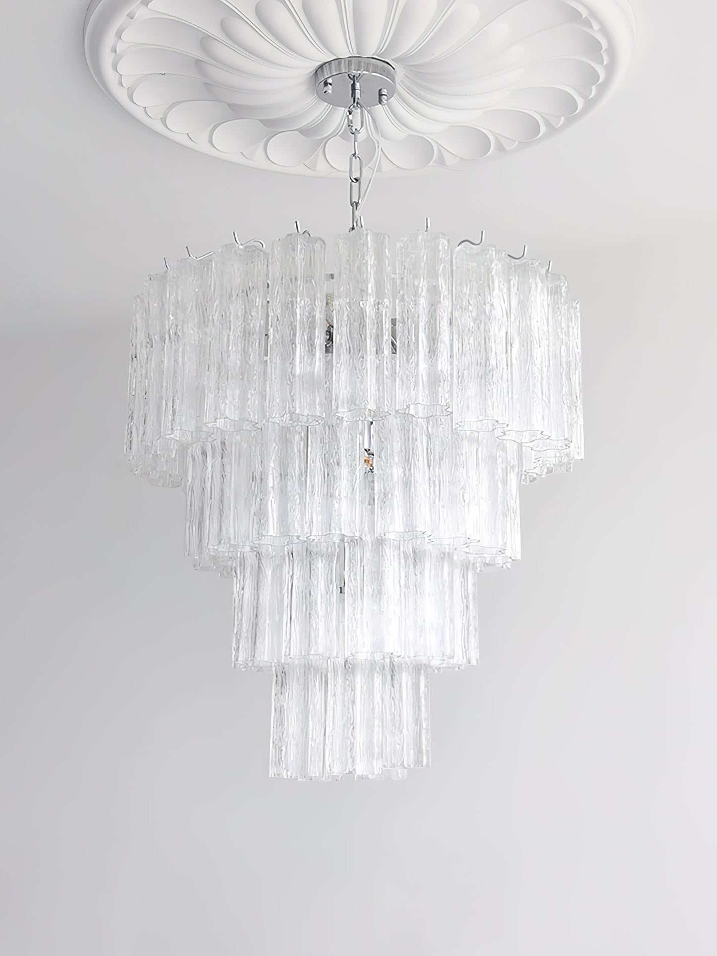 Kieran Glass Tube Chandelier