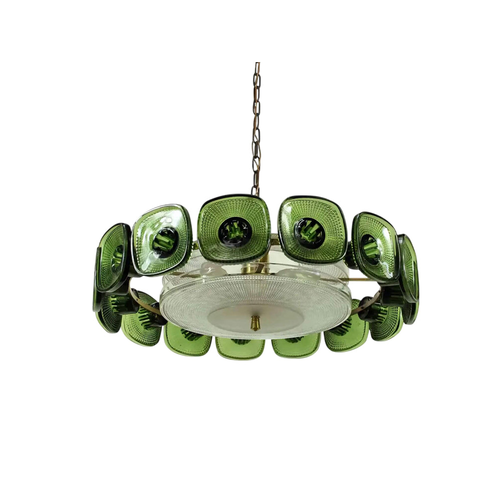 Lennox Glass Ring Chandelier