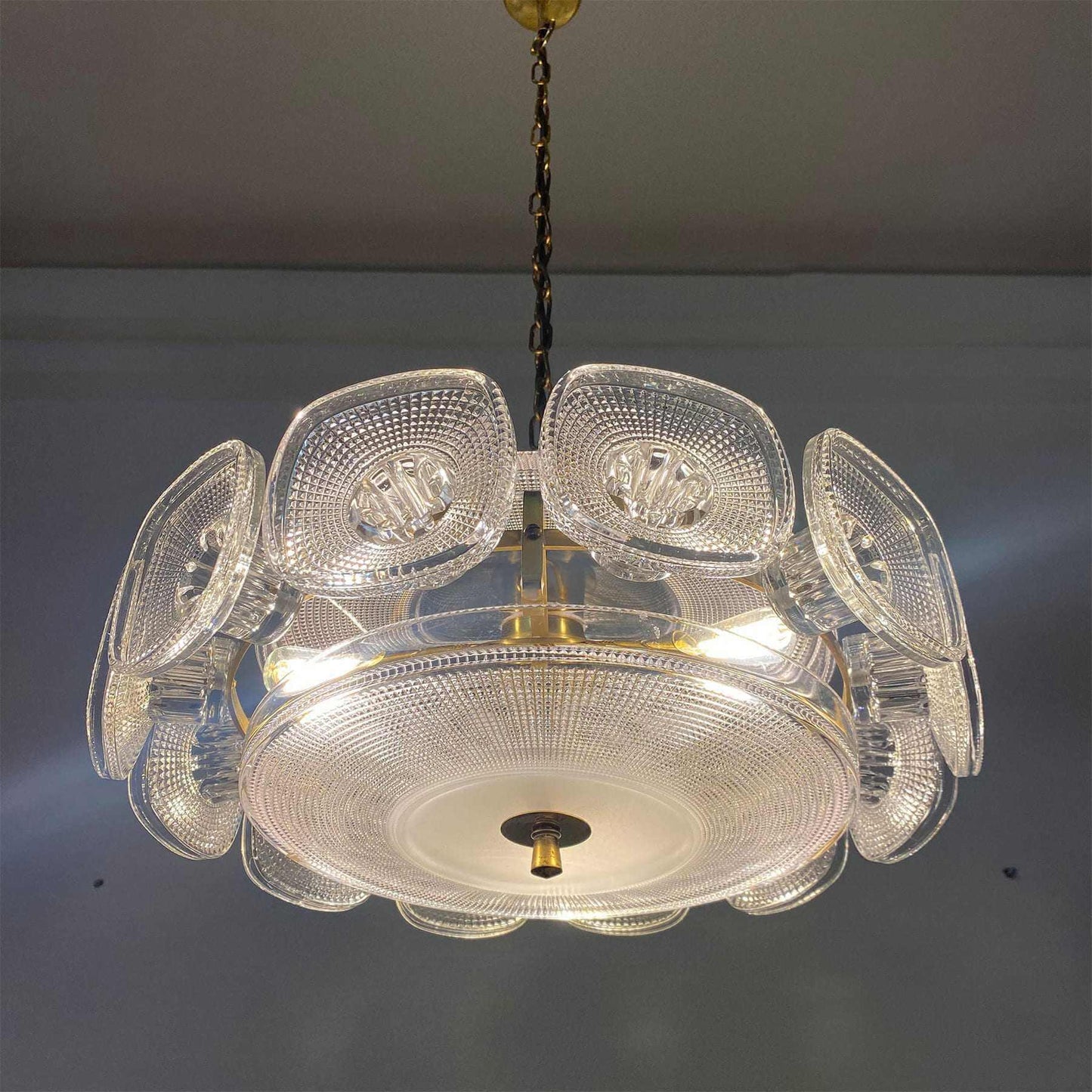Lennox Glass Ring Chandelier