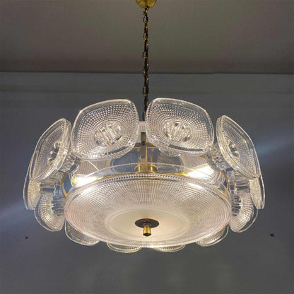 Lennox Glass Ring Chandelier