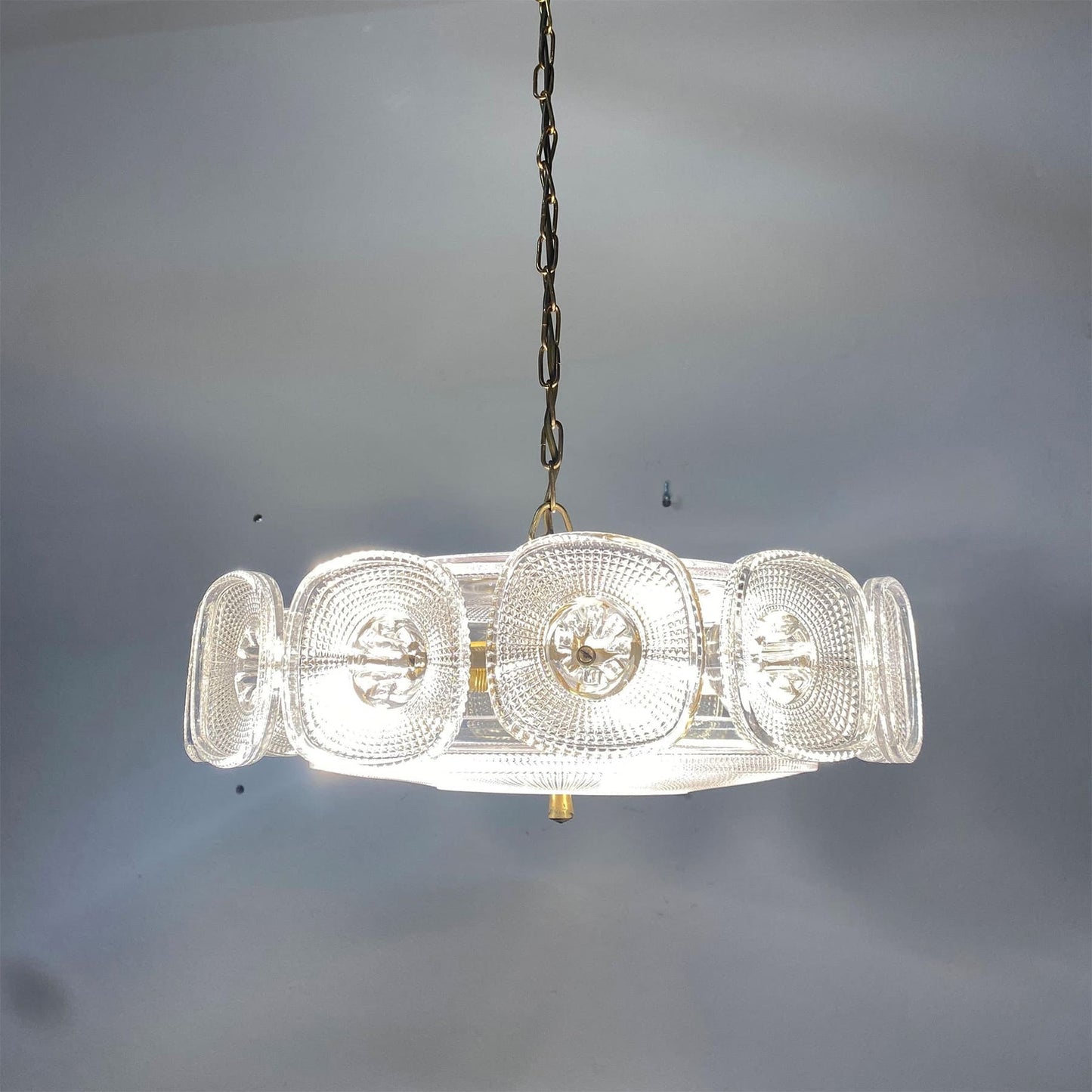Lennox Glass Ring Chandelier