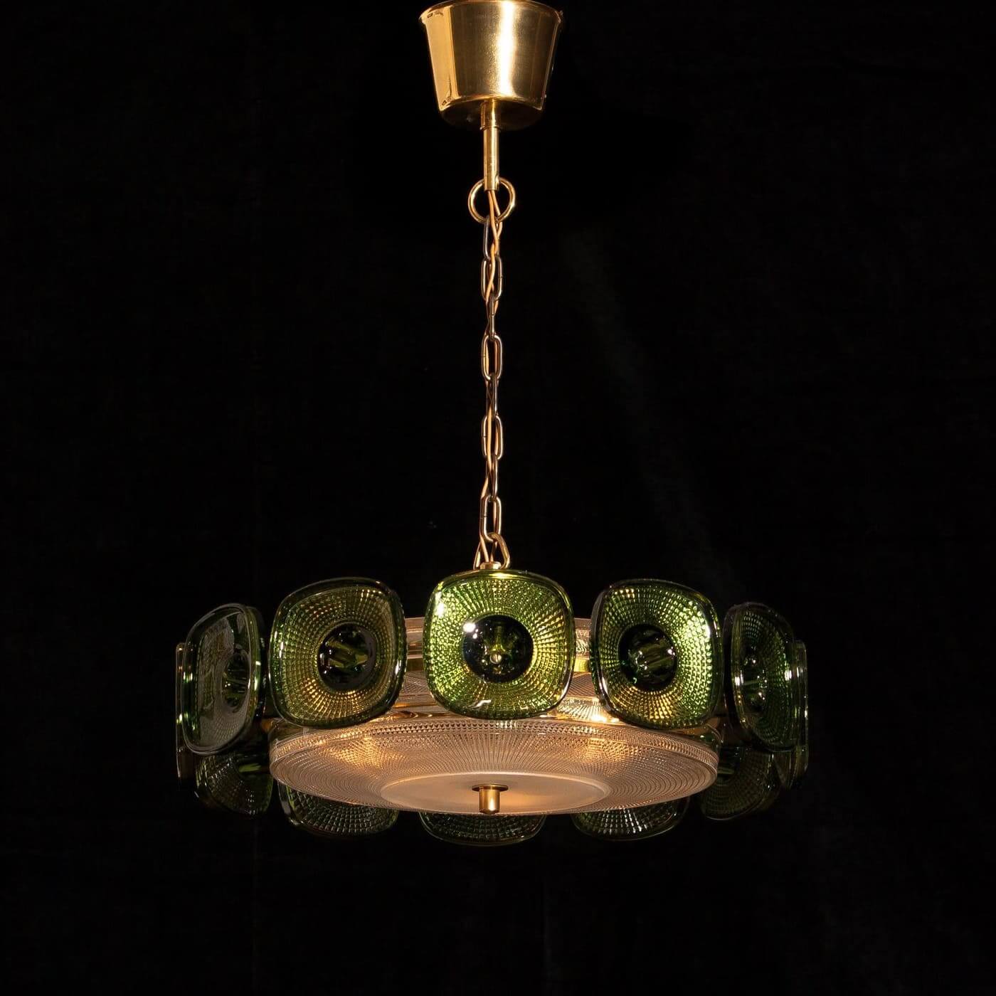Lennox Glass Ring Chandelier
