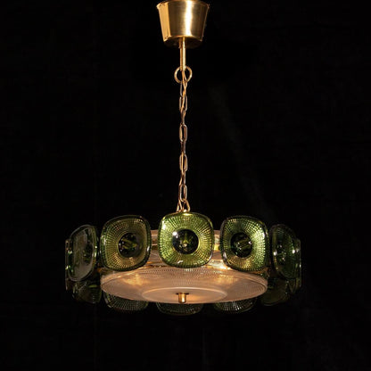 Lennox Glass Ring Chandelier