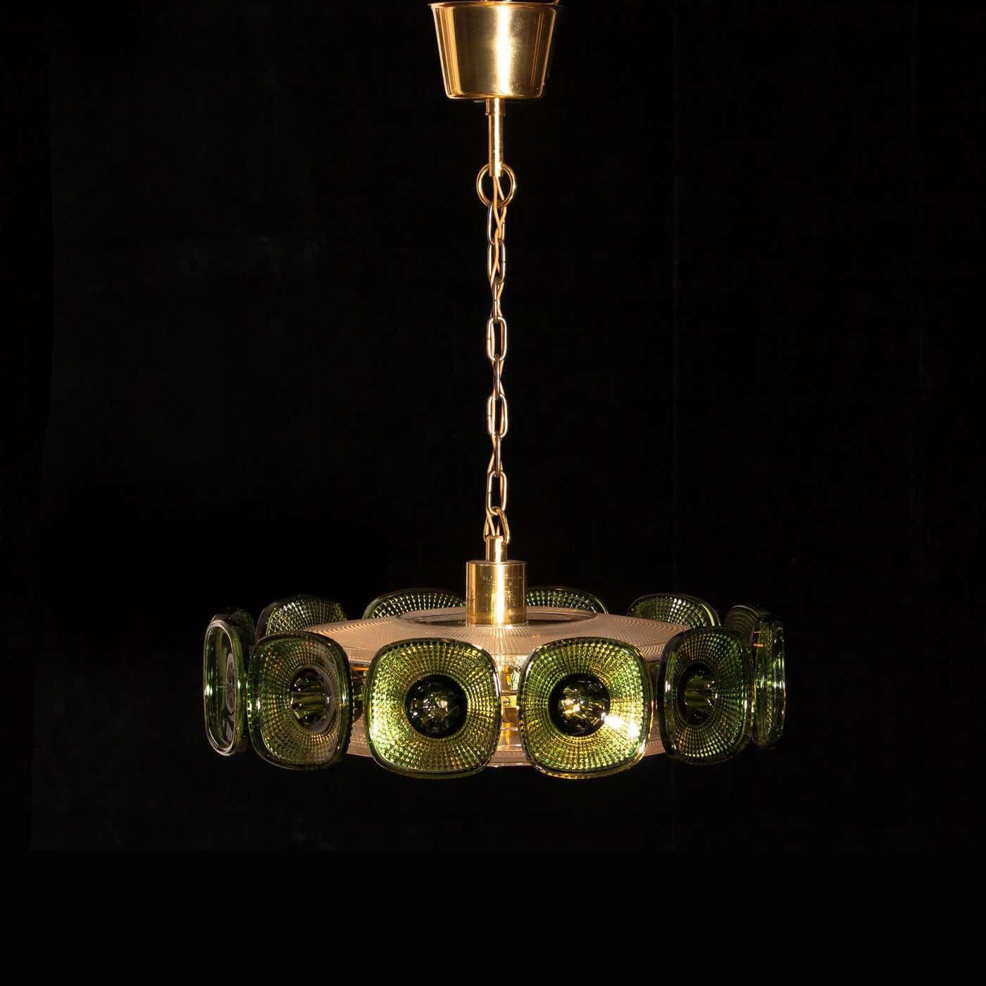 Lennox Glass Ring Chandelier