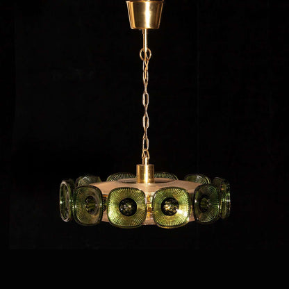 Lennox Glass Ring Chandelier