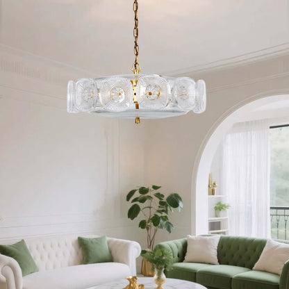 Lennox Glass Ring Chandelier