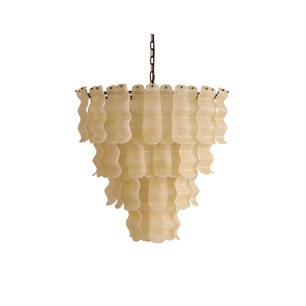 Pollensa Textured Wave Chandelier