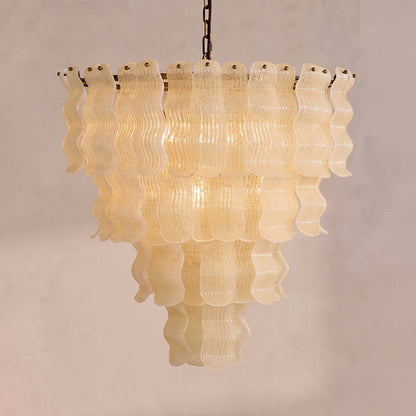 Pollensa Textured Wave Chandelier
