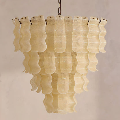 Pollensa Textured Wave Chandelier