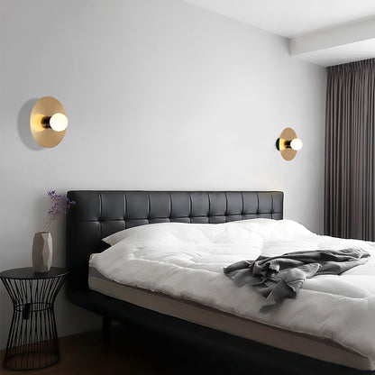 Disc And Sphere Wall Lamp